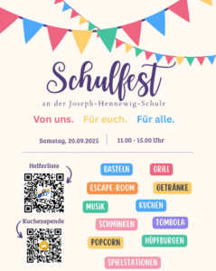 einladung schulfest 20.09.2025
